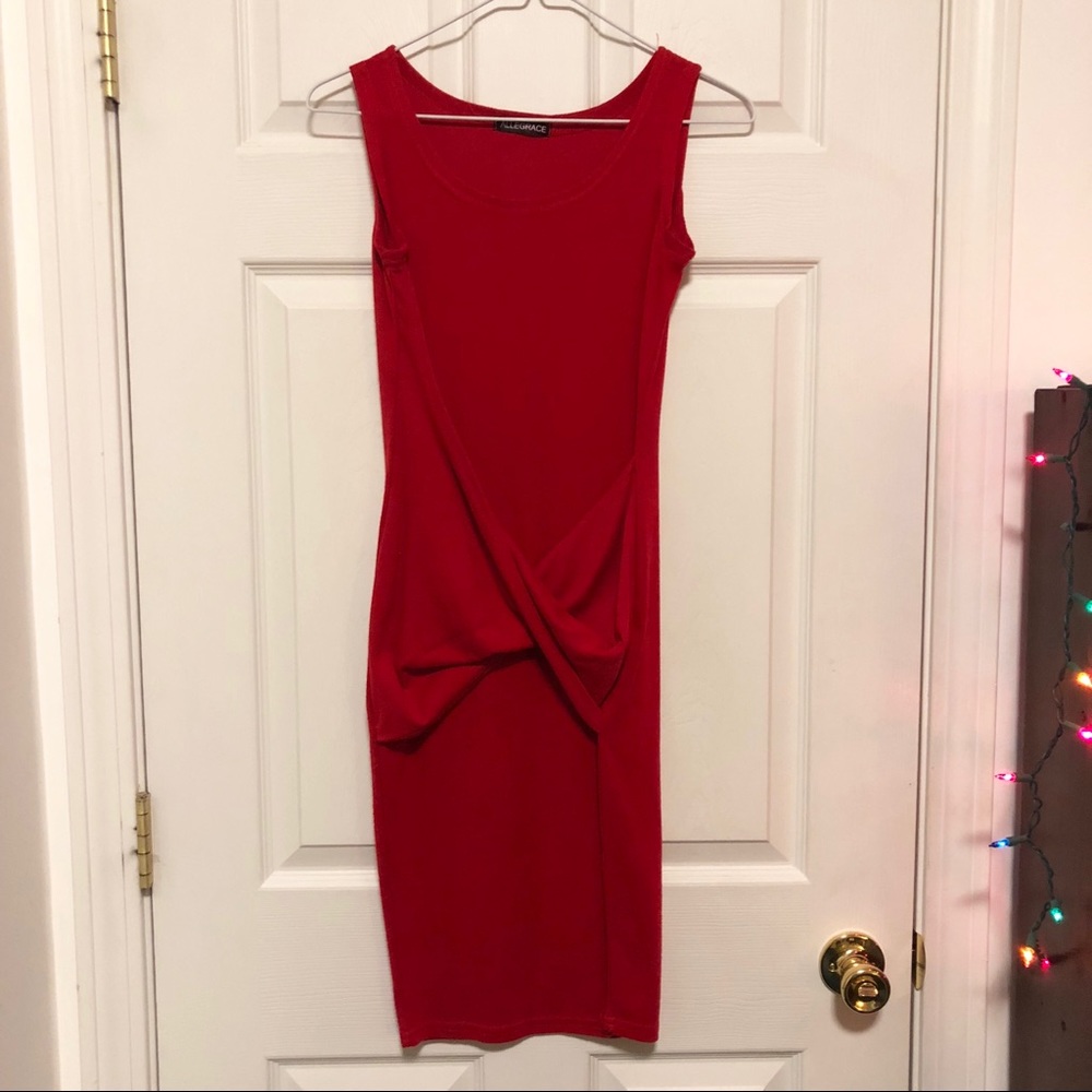 Allegrace Red Dress - Picture 1 of 2